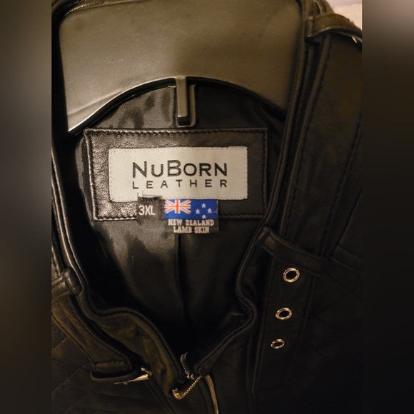 3xl Womens Genuine Leather Jacket - Picture 3 of 8